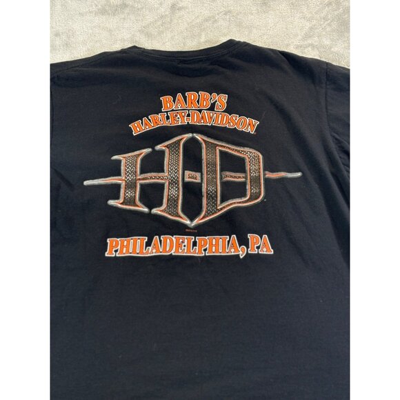 Harley Davidson Shirt Men's Medium black t-shirt Barb's Harley Davidson PA - Picture 4 of 12